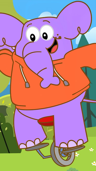 Lagu Binatang - Tarian Gajah #hooplakidz #laguanakanak #kartunanak #shorts