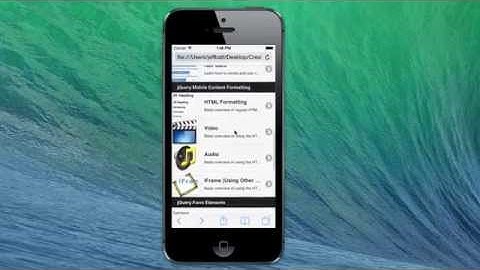 jQuery Mobile Course Introduction