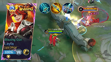 NEW META LAYLA ABNORMAL BURST CRIT DAMAGE BUILD!🔥 (must try) LAYLA BEST CRIT BUILD 2025!