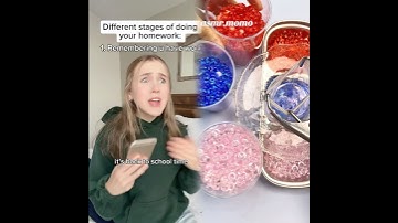 The different stages of doing homework #blockblast #hungrystudio #toblockblast #skit #pov