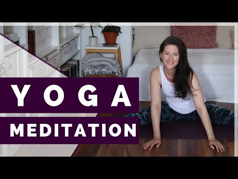 Abendyoga und Meditation für Ruhe