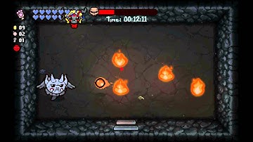 Binding of Isaac: Rebirth - Killing Krampus with Ludovico + Fireball tears