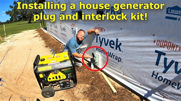 Generator power inlet box and interlock kit install! #452