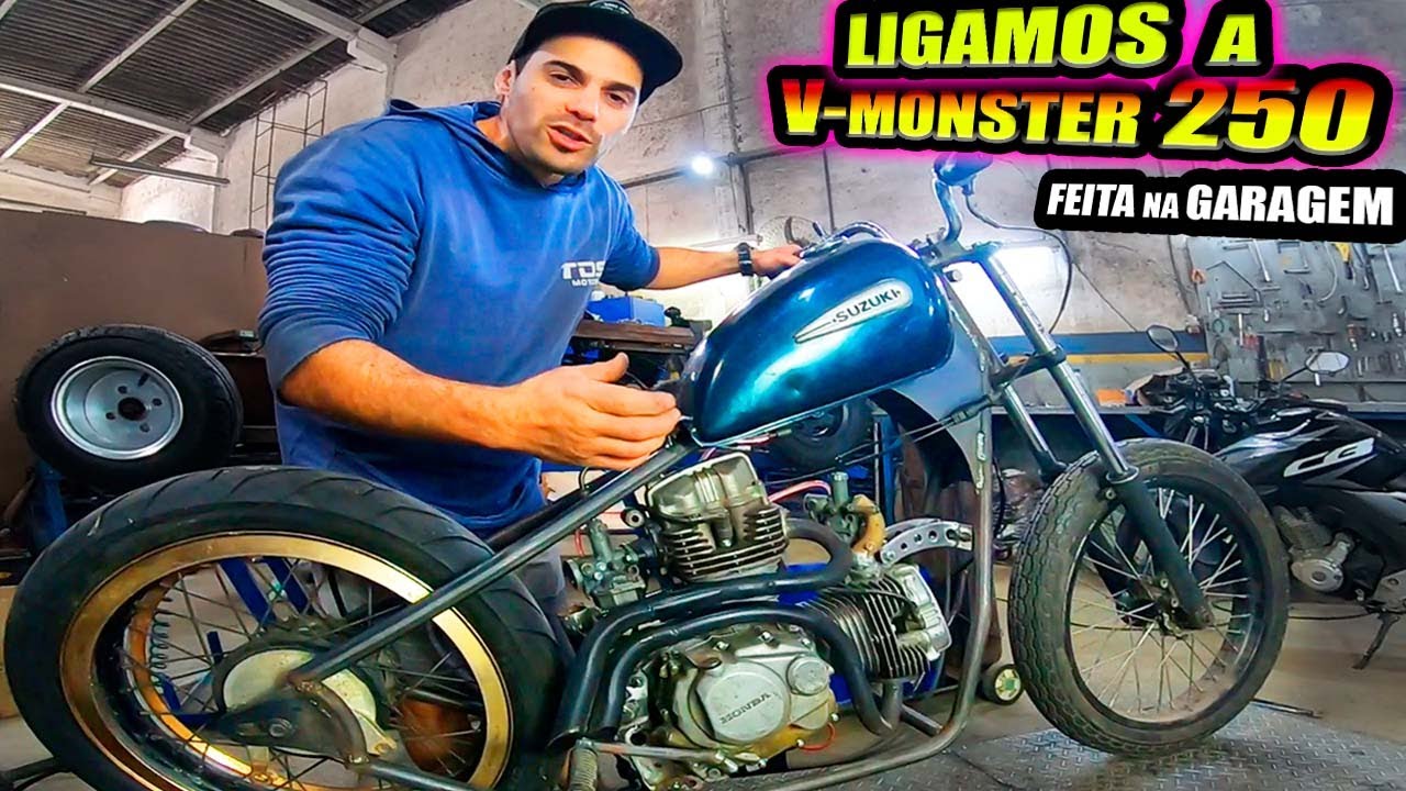 テレビ km garage WE TURN ON the V-Monster 250 MADE in the GARAGE - YouTube