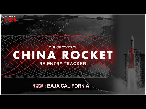 Live Track: Out-Of Control Chinese Rocket Crash Into Earth