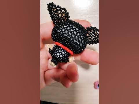 чихуахуа из бисера 💕 - YouTube