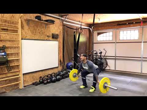 Low Hang Snatch + Overhead Squat (OHS)