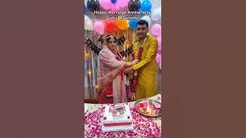 Happy 27th Marriage Anniversary Guru ji & Guruma 🥰🙏🏻 #sarwagyabhooshan #sanskritganga #anniversary