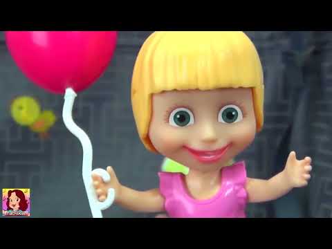 Masha and the bear 3 in 1 - AUNT CRIS' SUITCASE full of surprises and toys