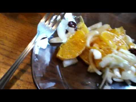 Probando Ensalada de Naranja y Cebolla