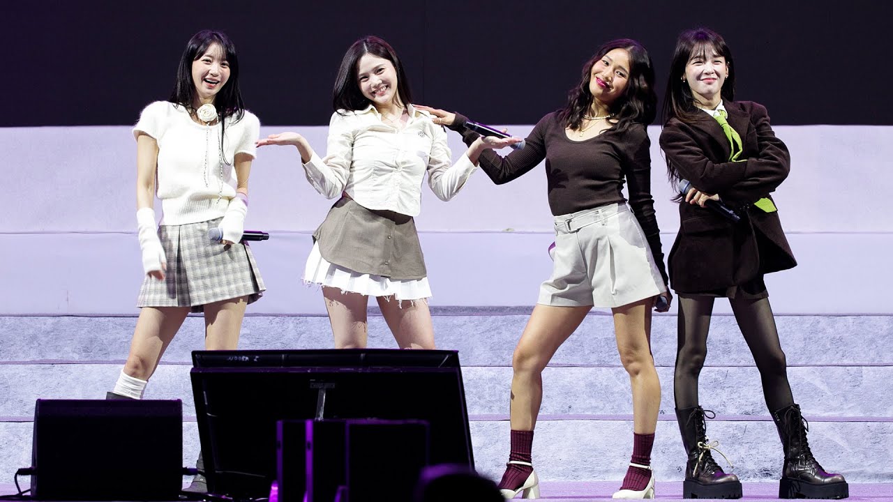 오마이걸(OH MY GIRL) Full ver. (Dun Dun Dance + Dolphin + 비밀정원 + 살짝 설랬어) 직캠 | 태고종 영산재 • 251108