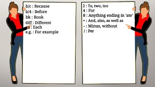 How to take notes quickly 60+ useful symbols (for you)