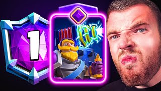 PLATZ 1 DER WELT mit SPARKY neues No Skill Deck Clash Royale Deutsch