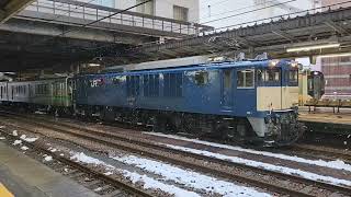 2023.2.21 E127系長野入場配給列車@長岡駅