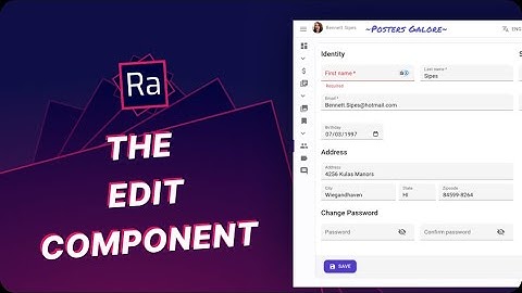 The Edit Component in React-Admin