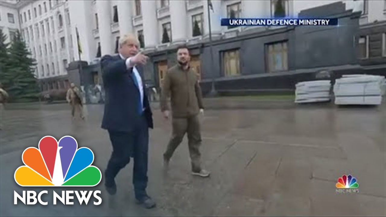 British Prime Minister Boris Johnson’s Surprise Visit To Kyiv