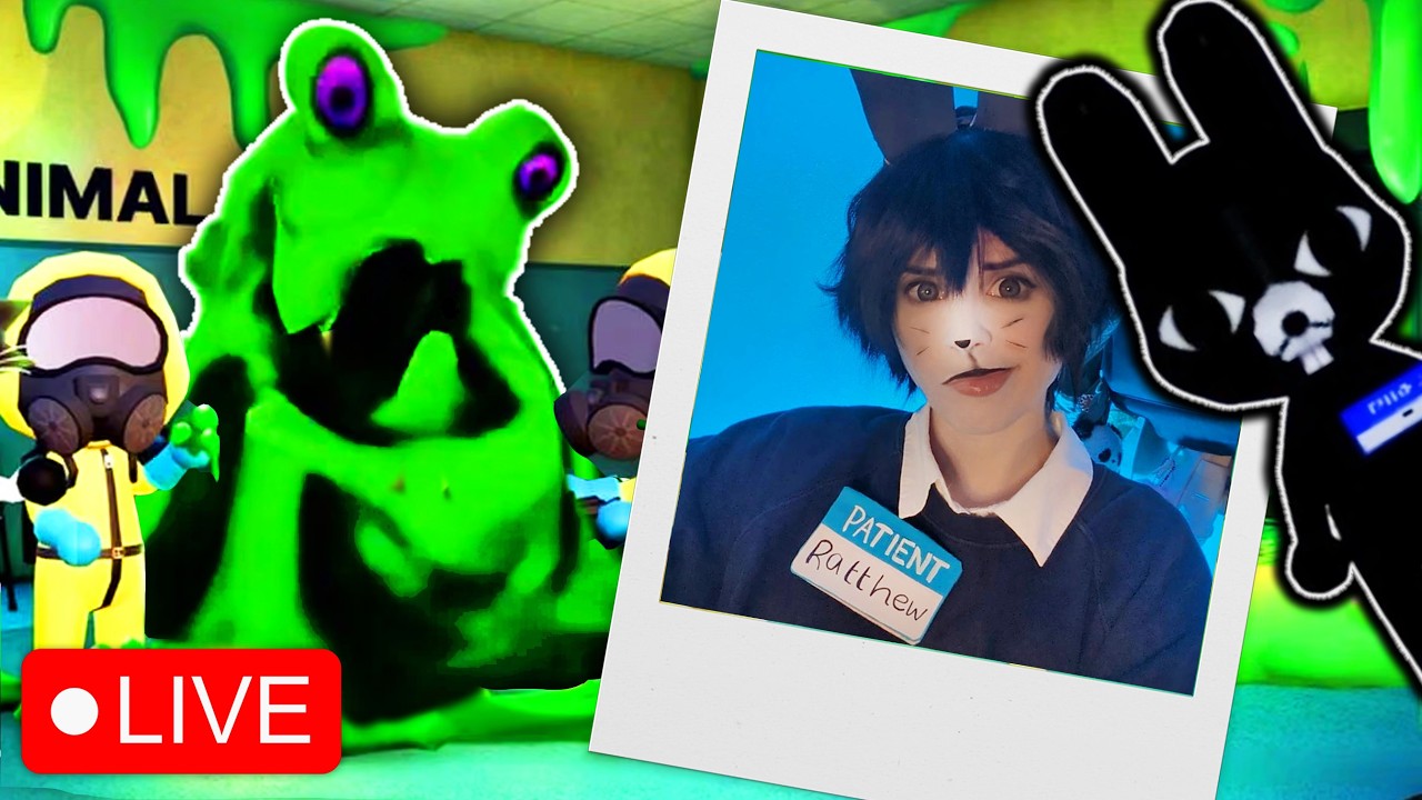 the REAL Ratthew plays ANIMAL HOSPITAL! 🚑 Roblox cosplay stream