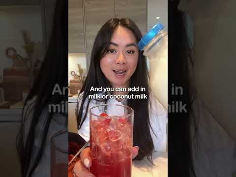 FRESH Korean Strawberry Milk - cafe style at home