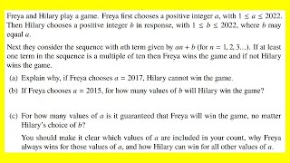 MOG 2022 q4 (UK Mathematical Olympiad for Girls)