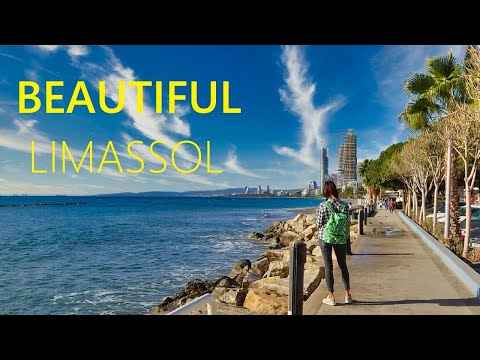 LIMASSOL CYPRUS 2023 NEW Beautiful Walking Tour [4K UHD]