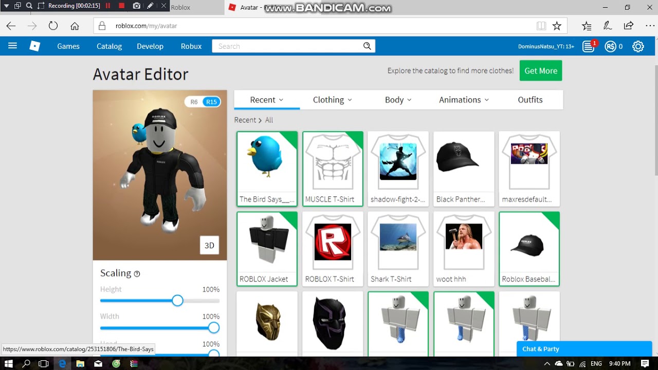 How To Get Muscle T Shirt And The Bird Say For Free Not Robux