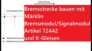 Wir Bauen Eine Bremsstrecke Mit Märklin K-Gleisen Und Bremsmodul 72442