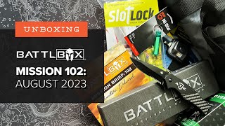 Some Sharp Opinions -  Unboxing Battlbox Mission 102 - Pro Plus - August 2023