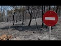 Athens Suburb, Greece - Wildfire Scars - Athens Riviera in 4K