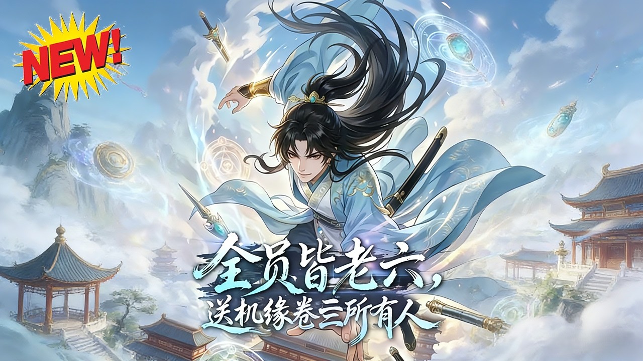 ⚡【新番速递】《全员皆老六，送机缘卷亖所有人》穿越就绑机缘暴击系统，送人东西就能返至宝，李尘直接躺赢崛起！#玄幻 #穿越 #仙侠 #爱看动漫