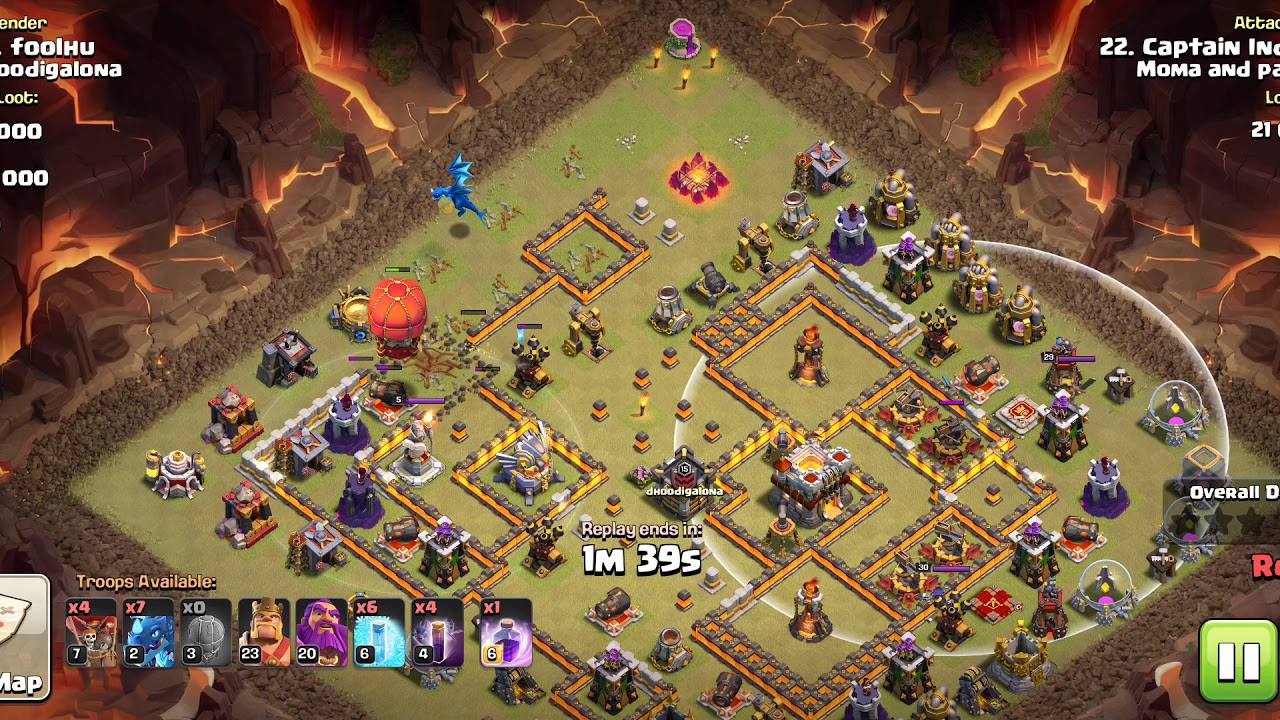 Best Attack Coc Town Hall 11 Full Army Save YouTube