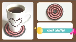 How to Crochet an Easy Rings Coaster by Amira Crafts 238 views 5 years ago 12 minutes, 6 seconds