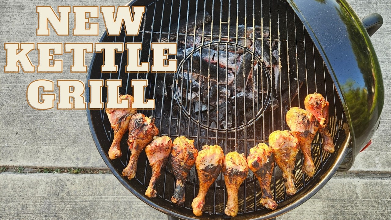 The First Cook On The New Char-Griller 22