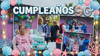 VLOG: 🎂CELEBRANDO EL CUMPLEAÑOS 90 DE LA ABUELITA 🐚🪸
