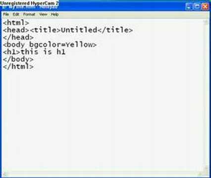 Bacic Html Tutorial - Part 1
