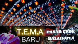 Kawasan Pasar Gede - Balaikota Solo Malam Hari