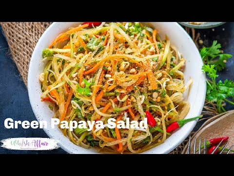 Thai Gren Papaya Salad Recipe (Som Tam)