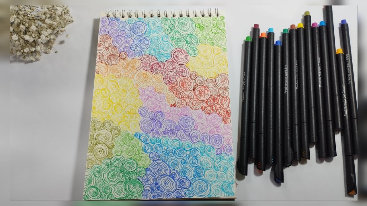 آرامش در حرکت رنگ‌ها 🌀آرامش و رهایی🌊