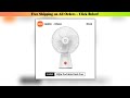 XIAOMI Mijia Portable Desk Fan USB Rechargeable Handheld Mini Electric Fans Cordless Air Cooling Sm