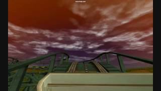 RCT3 Hacked Movie  - Ghost Roller Coaster by Fuzzelking