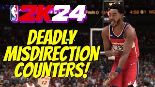 These NEW MISDIRECTION COMBOS will BREAK ANKLES in NBA 2K24!