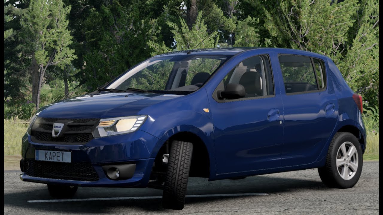 BeamNG drive Polskie drogi-25 Dacia Sandero
