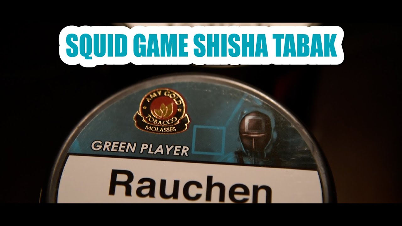 🔳 SQUID GAME SHISHA TABAK  | AMY GOLD  - GREEN PLAYER 🔳