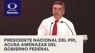 Alejandro Moreno revela audio y acusa al Gobierno Federal de amenazarlo - En Punto