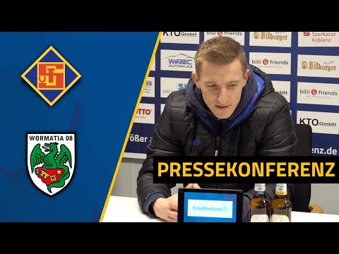 Pressekonferenz | TuS Koblenz - VfR Wormatia Worms 1:2 | 23. Spieltag | Aufstiegsrunde 21/22