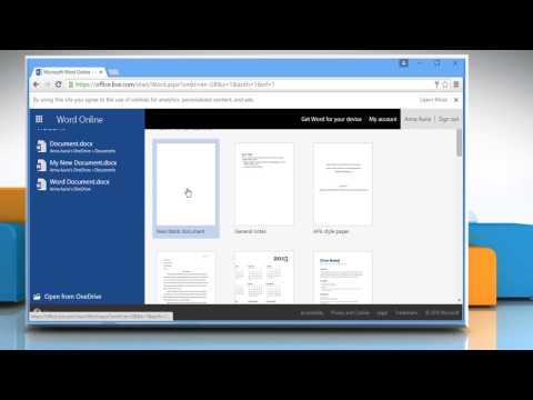 How to use Microsoft® Word Online ( Tutorial Part 1)