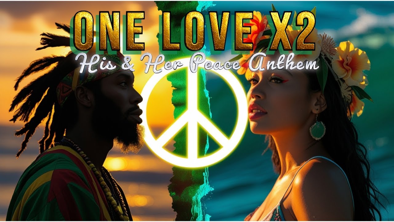 🎤 One Love, One World x2! Male & Female Reggae Versions 🌴 Chill Peace Anthem 2024