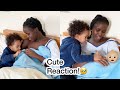 Big brother meets his baby brother for the first time  priceless cute reaction