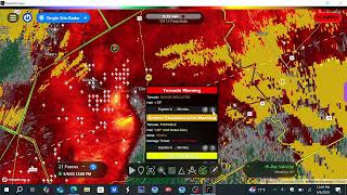 Tornado Warning for Cameron Texas in Milam County!