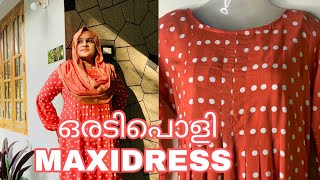 Cutting And Stitching Maxi Dress Shas Dot Com