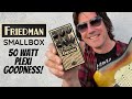 50 WATT PLEXI GOODNESS! Classic TONE! Friedman SMALLBOX pedal